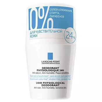 Дезодорант ролик физиологический 24ч, 50 мл, LA ROCHE POSAY