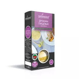 Дрожжи пищевые неактивные (в хлопьях), 100 гр, polezzno