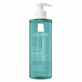 EFFACLAR Гель Микроотшелушевающий очищающий для лица и тела, 400 мл, LA ROCHE POSAY