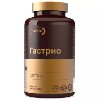 Гастрио, 60 капсул, Dietelle