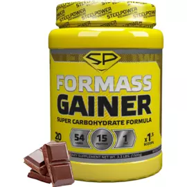 Гейнер FORMASS GAINER, 1500 гр, вкус «Классический шоколад», STEELPOWER