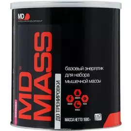 Гейнер MD Mass, вкус "Лесная ягода", 1,68 кг, MD