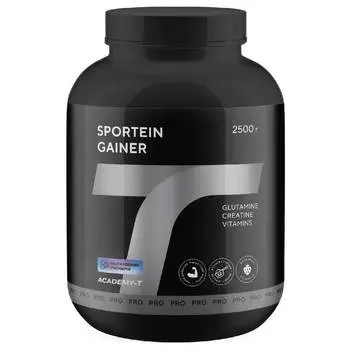 Гейнер SPORTEIN GAINER, вкус клубника, 2500 г, Академия-Т