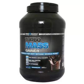 Гейнер TURBO Mass, вкус Шоколад, 2,8 кг, IRONMAN