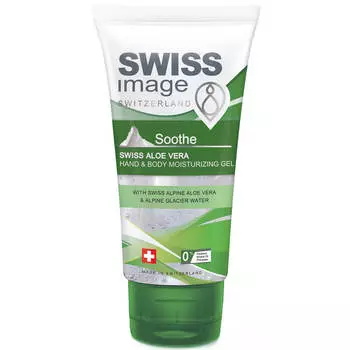 Гель алоэ вера для рук и тела, 75 мл, Swiss Image