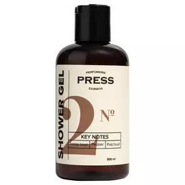 Гель для душа №2 очищающий парфюмированный с алоэ пантенолом, 300 мл, Press Gurwitz