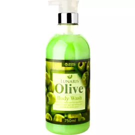 Гель для душа с оливковым маслом, 750 мл, LUNARIS