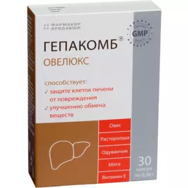 Гепакомб овелюкс, 30 капсул, Фармакор