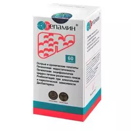 Гепатопротектор «Гепамин» (гранулят), 60 таблеток, Академия-Т