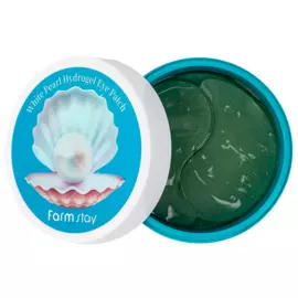 Гидрогелевые патчи для глаз с жемчугом, 60 шт, FarmStay