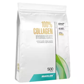 Гидролизат коллагена 100% (Collagen Hydrolysate), без запаха и вкуса, 500 г, MAXLER