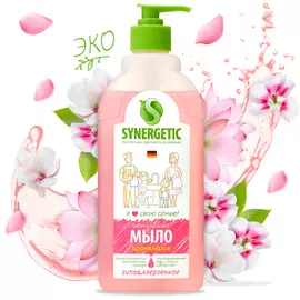 Гипоаллергенное мыло жидкое «Аромагия», 500 мл, Synergetic
