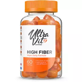 Gummies High Fiber, 60 капсул, UltraVit