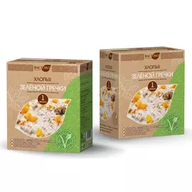 Хлопья из зеленой гречки, 400 гр, ВАСТЭКО