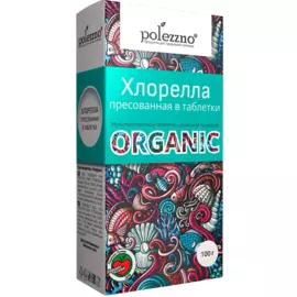 Хлорелла таблетки, 100 г, polezzno