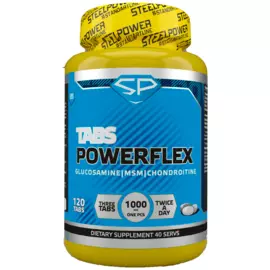 Хондропротектор для суставов и связок POWERFLEX (Глюкозамин Хондроитин), 120 таблеток, STEELPOWER