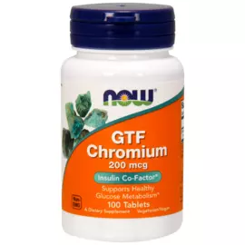 Хром, 200 мг, 100 таблеток, NOW