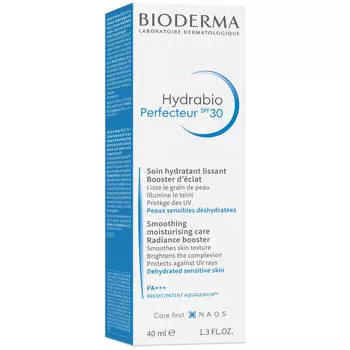 Hydrabio Солнцезащитный крем для обезвоженной кожи Перфектор, SPF30, 40 мл, Bioderma