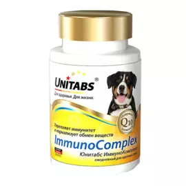 ImmunoComplex с Q10 для крупных собак, 100 таблеток, UNITABS