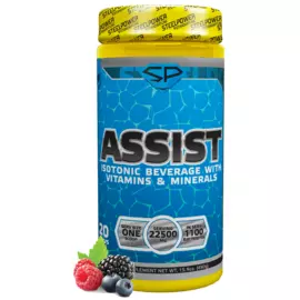Изотоник с витаминами и минералами ASSIST, вкус «Лесные ягоды», 400 гр, STEELPOWER