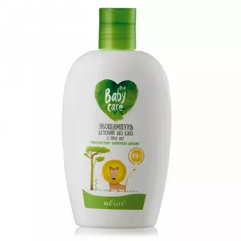 Экошампунь детский без слёз, Baby Care, 3+, 260 мл, Белита