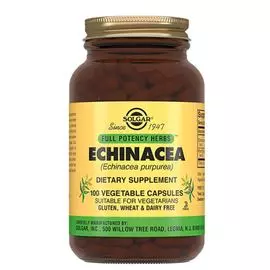 Экстракт эхинацеи пурпурной, 100 капсул, Solgar