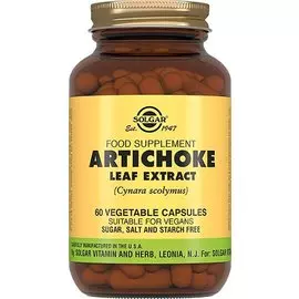 Экстракт артишока, 60 капсул, Solgar