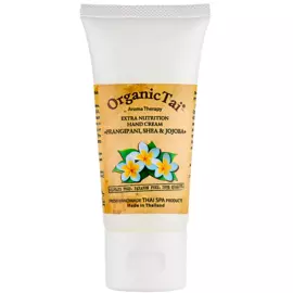 Экстрапитательный крем для рук «ФРАНЖИПАНИ, ШИ И ЖОЖОБА», 60 мл, OrganicTai