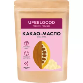 Какао-масло (кусочками), 200 г, Ufeelgood