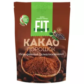 Какао обезжиренный, 150 гр, FitFeel