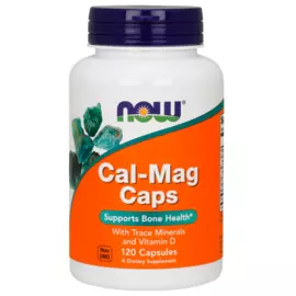 Кальций и магний, 120 капсул, NOW