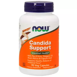 Кандида саппорт, 840 мг, 90 вегетарианских капсул, NOW