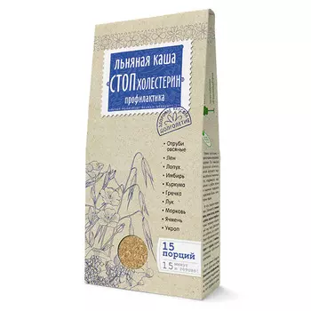 Каша льняная «Стоп Холестерин», 400 гр, Компас Здоровья