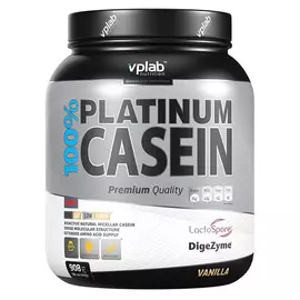 Казеин 100% Platinim Casein, вкус «Ваниль», 908 гр, VPLab
