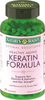 Кератин формула, 50 капсул, Nature's Bounty