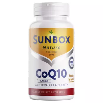 Коэнзим Q10, 100 мг, Sunbox Nature
