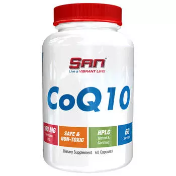Коэнзим Q10, 60 капсул, SAN