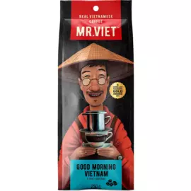 Кофе натуральный жареный в зернах "Доброе утро, Вьетнам", 250 г, Mr. Viet
