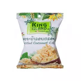 Кокосовые чипсы, 40 г, KING ISLAND