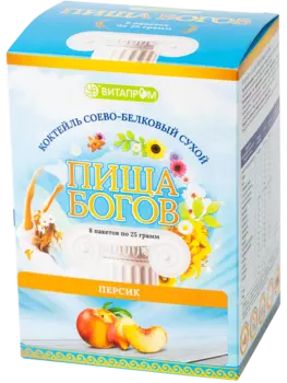 Коктейль белковый, Персик, 200 г, Пища Богов