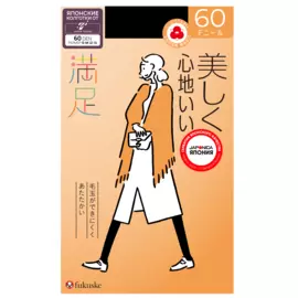 Колготки черные 60 DEN, «антистрелка» и «суперпрочные», размер S-M(2-3), MANZOKU