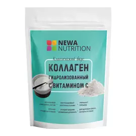 Коллаген гидролизованный с витамином С, классический вкус, 200 г, Newa Nutrition