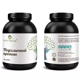 Концентрат белка подсолнечника, 500 г, Оргтиум