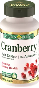 Концентрат ягод клюквы, 100 капсул, Nature's Bounty