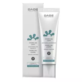 Крем для лица увлажняющий легкий 24ч SPF20, 50 мл, BABE Laboratorios