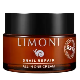 Крем для лица восст с экстрактом секреции улитки, 50 мл, LIMONI
