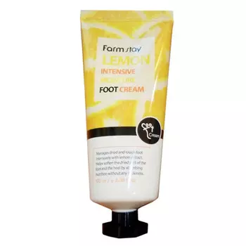 Крем для ног увлажняющий с экстрактом лимона, 100 мл, FarmStay