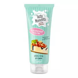 Kрем-гель для душа Земляничный чизкейк, Tasty moments, 200 мл, Белита