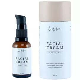 Крем "Anti-Acne", для проблемной и жирной кожи лица, 30 мл, SmoRodina