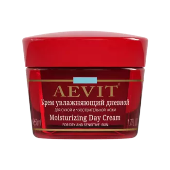 Крем Увлажняющий дневной для сухой и чувствительной кожи, AEVIT, 50 мл, Librederm